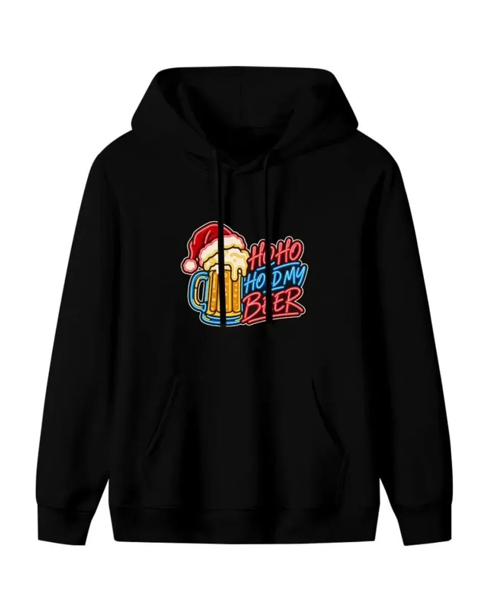 Ho Ho Hold My Beer Hoodie