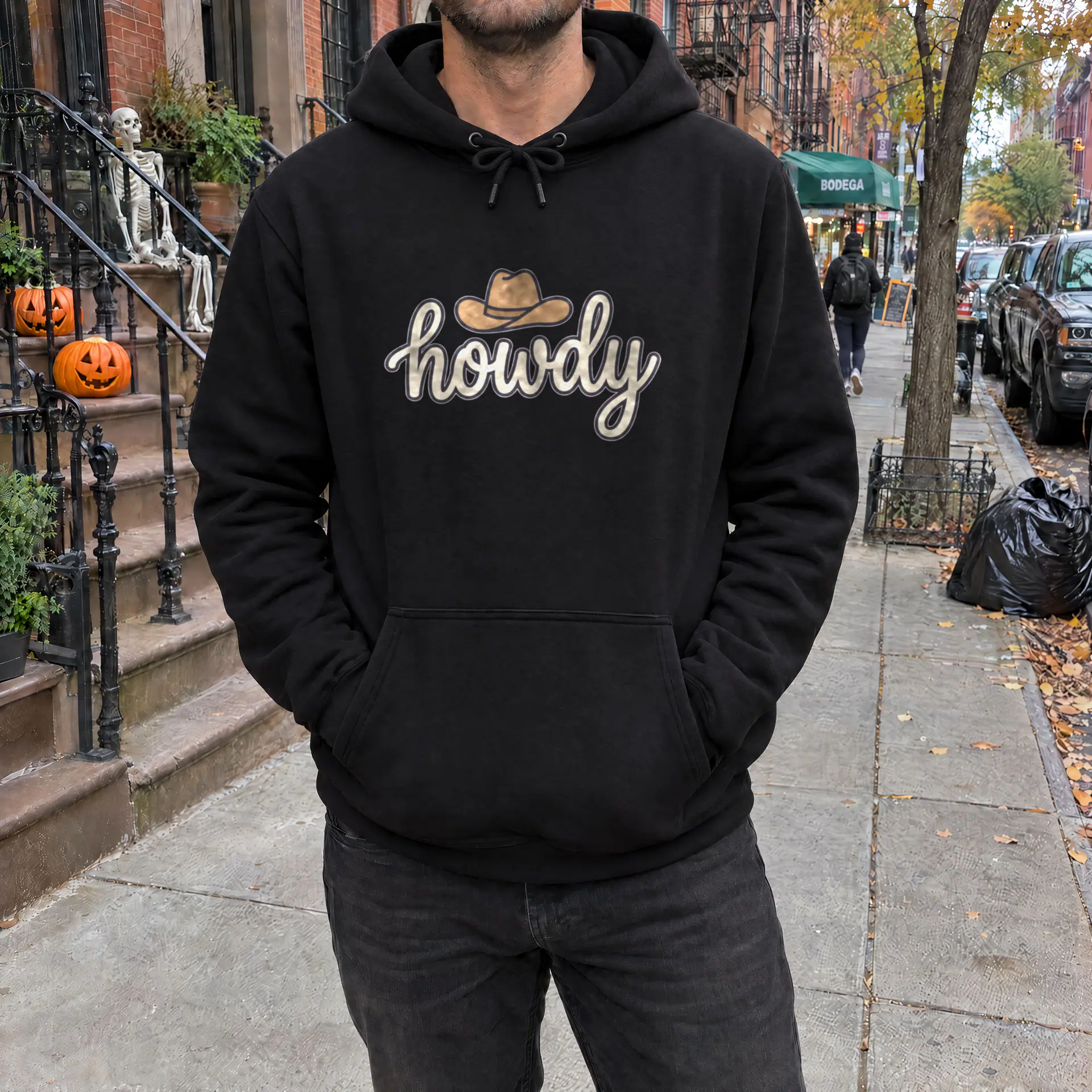 Howdy Hoodie in black — view 3