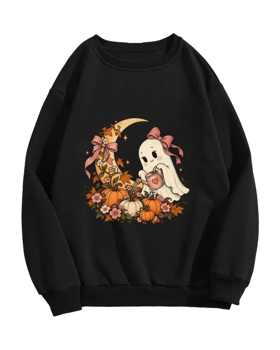 Moonlit Ghost Crewneck