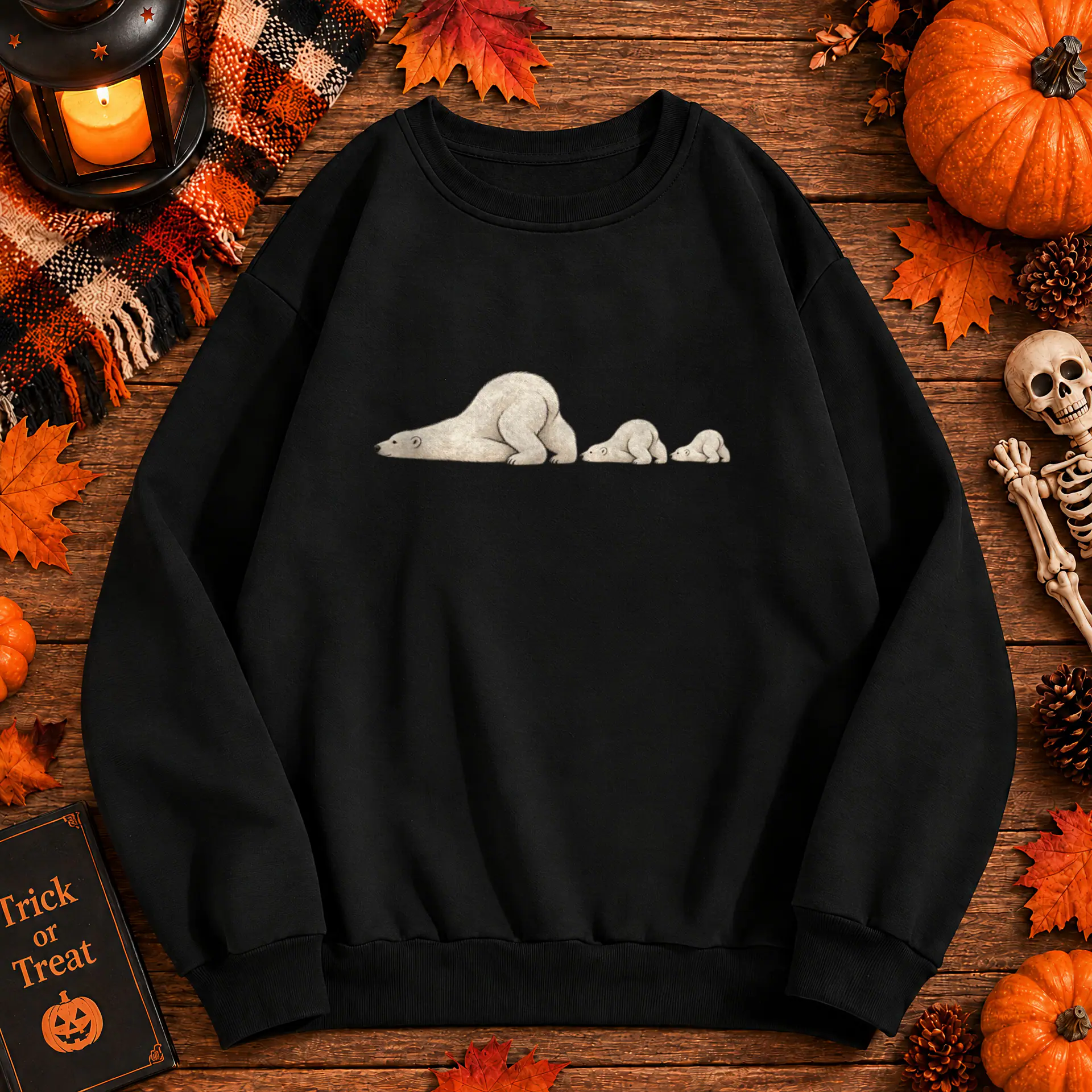 Polar Drift Crewneck in black — view 2