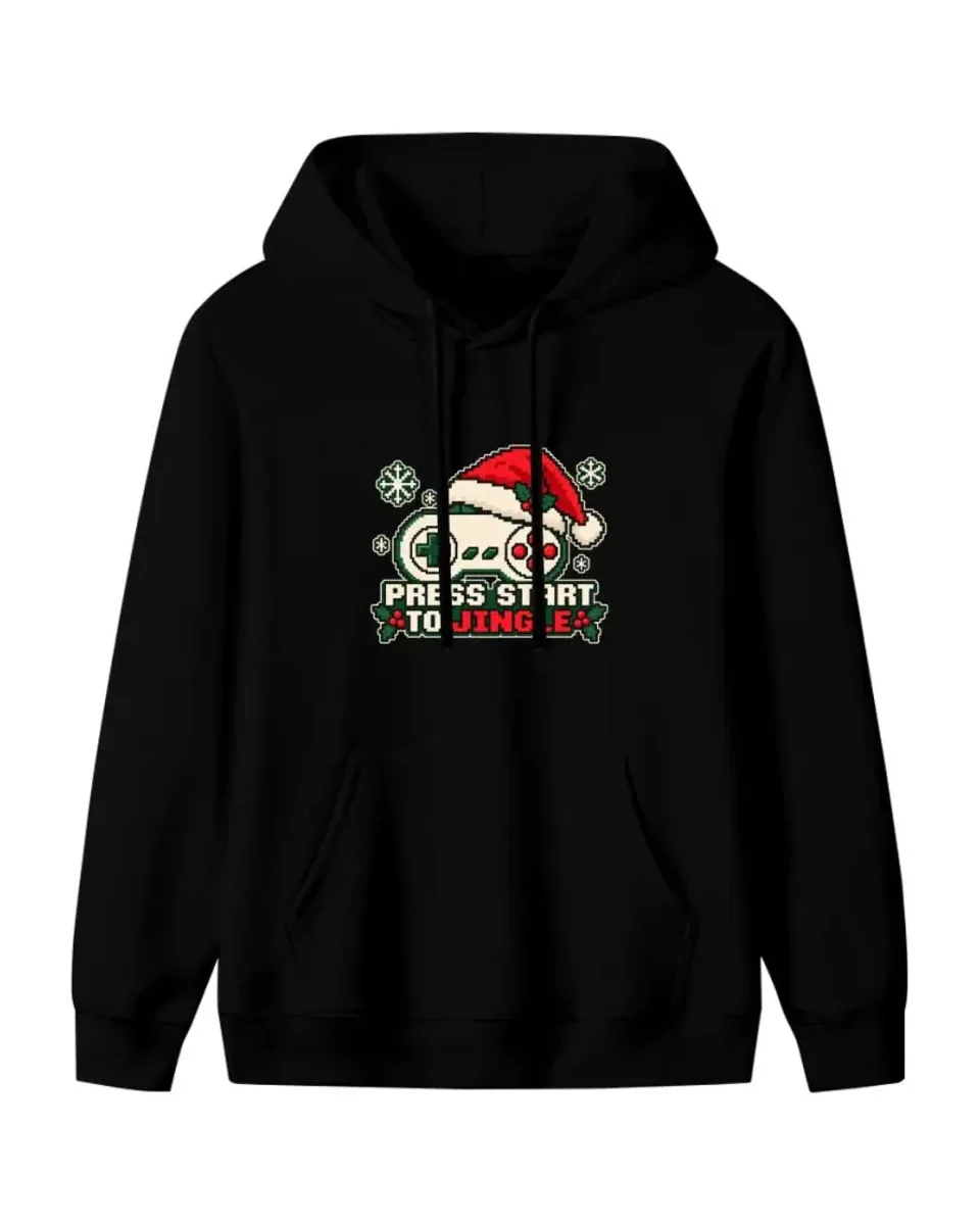 Press Start to Jingle Hoodie
