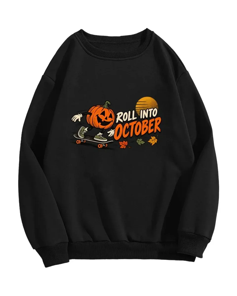 Roll Into October Crewneck