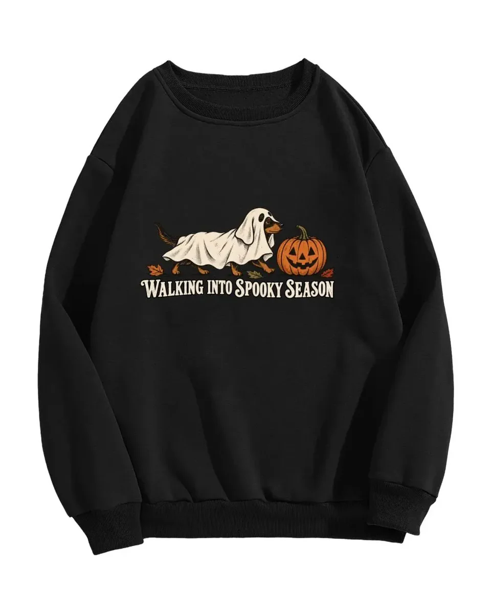 Walking Into Spooky Season Crewneck